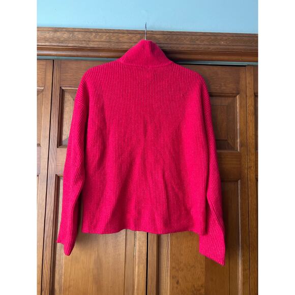 Abercrombie & Fitch Women's Classic Easy Turtleneck Ribbed Sweater Pink Size XS - Picture 11 of 14